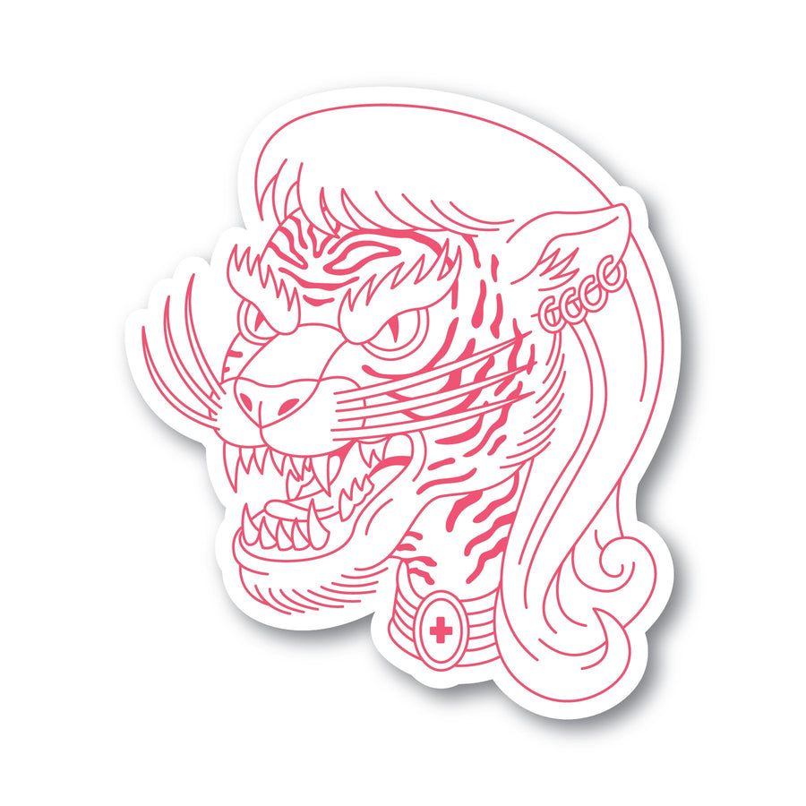 Exotic Tiger Sticker