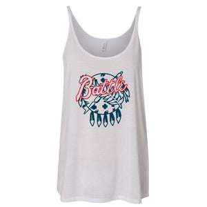 Women's Battle Baseball Slouchy Tank