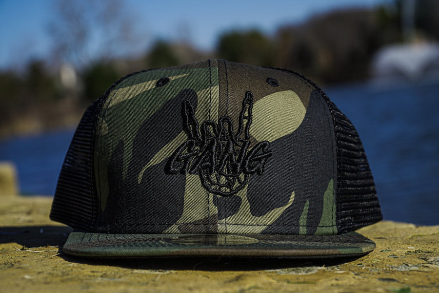 TBFD GANG New Era® CAMO FLAT BILL Snapback