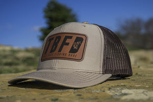 TBFD LEATHER PATCH HAT