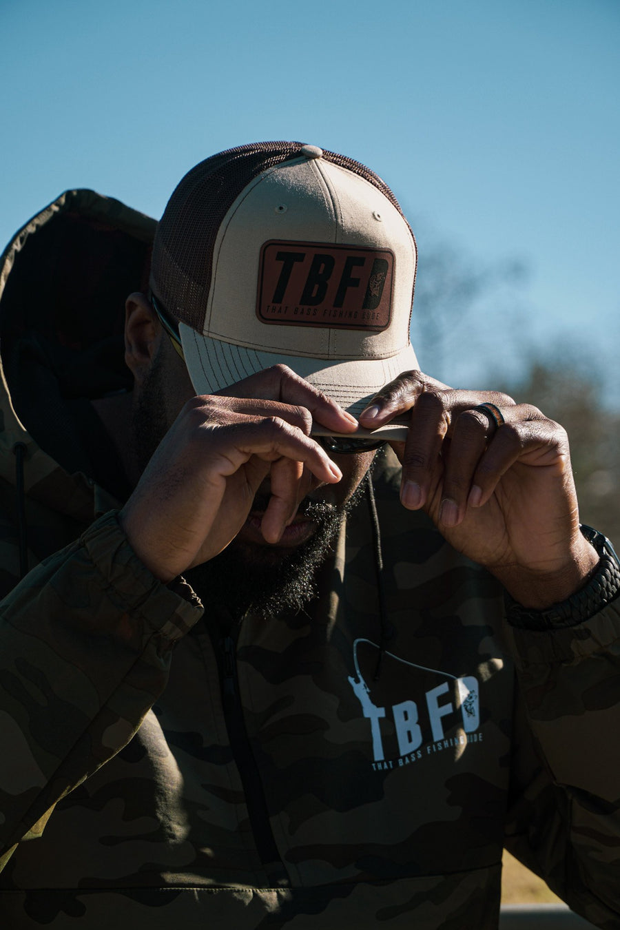 TBFD LEATHER PATCH HAT