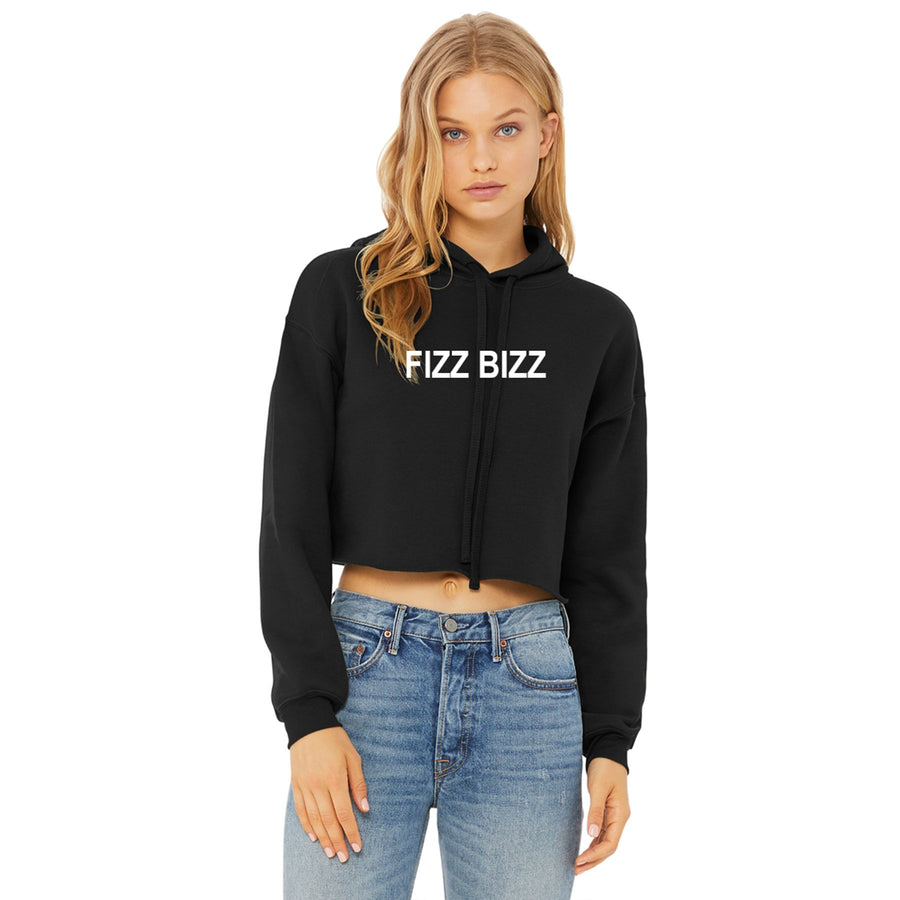 Fizz Bizz Women's Cropped Fleece Hoodie