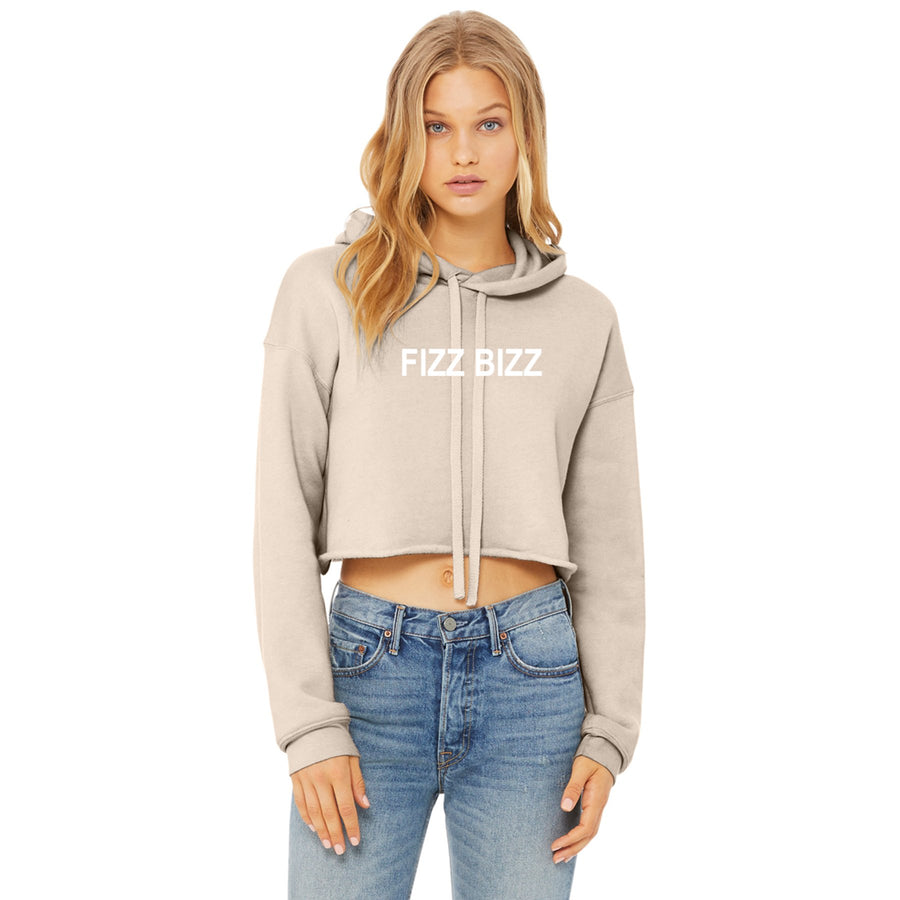 Fizz Bizz Women's Cropped Fleece Hoodie