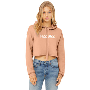 Fizz Bizz Women's Cropped Fleece Hoodie