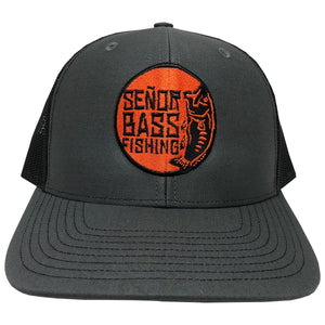 Señor Bass Fishing Hat - Charcoal/Black