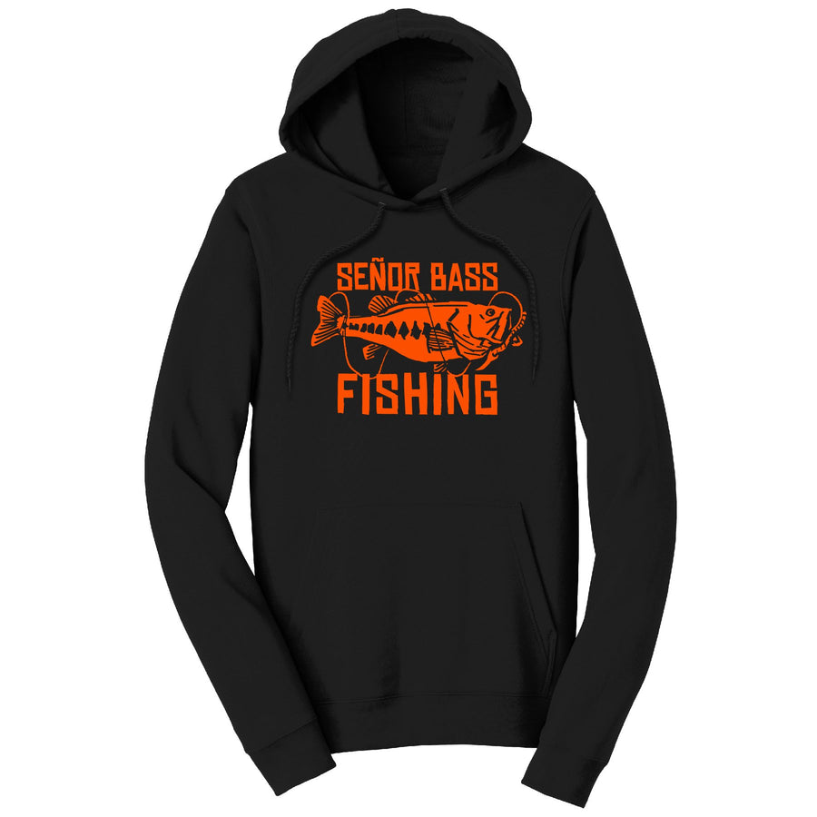 Señor Bass Fishing Hoodie - Orange