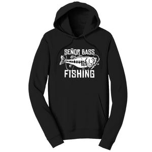 Señor Bass Fishing Hoodie - White