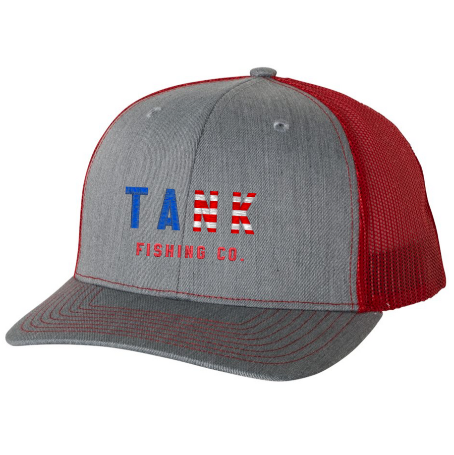 Red, White, & Blue Tank Trucker Hat